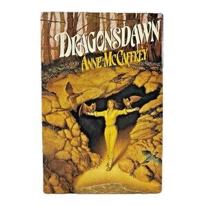 Dragonsdawn Anne McCaffrey Vintage 1988 Del Rey First Edition Hardcover Book